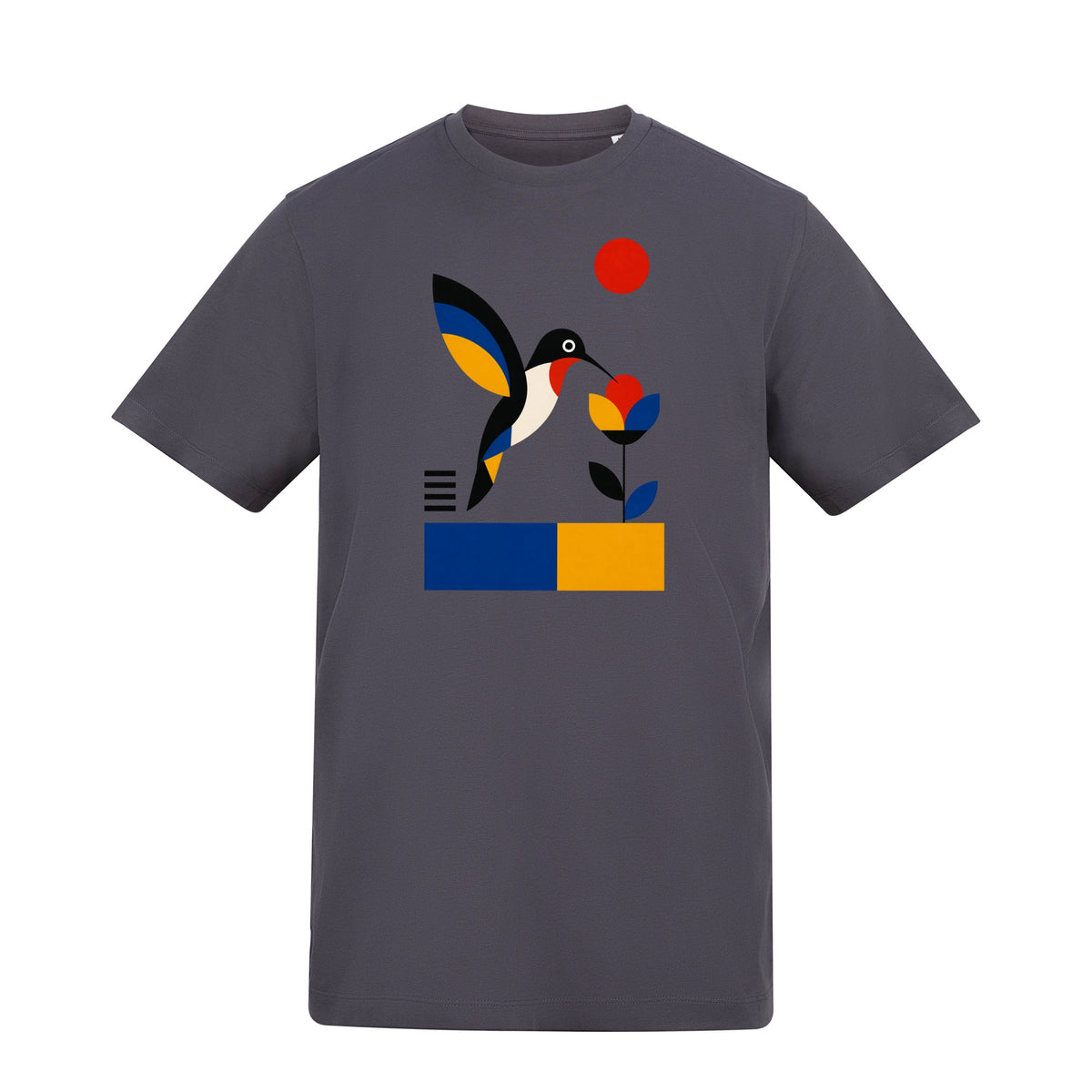 Hummingbird Bloom Adult Unisex T-shirt - Modern Menagerie Range