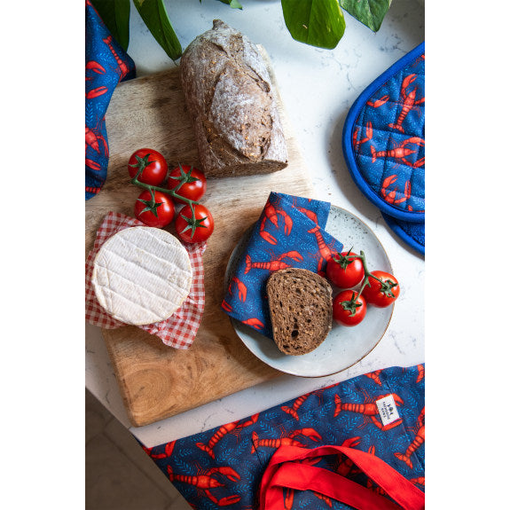 Lobsters Organic Cotton Apron by Catherine Rowe