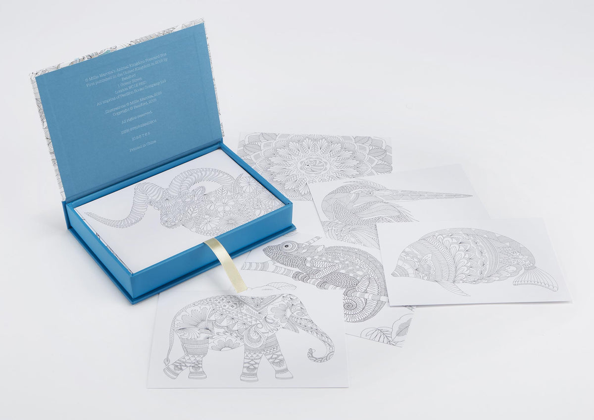 Millie Marotta's Animal Kingdom Box of 50 Postcards