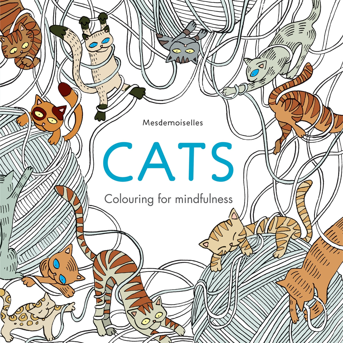Cats: Colouring for Mindfulness Paperback Book