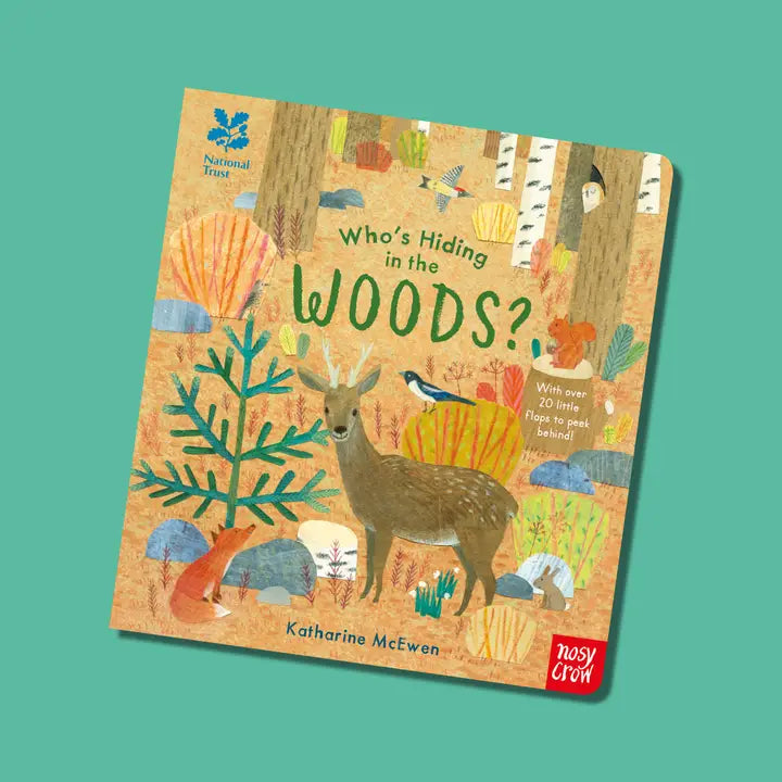 National Trust: Who's Hiding in the Woods? Lift-the-Flap Book