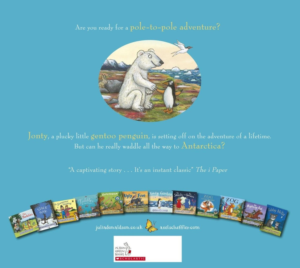 Jonty Gentoo Paperback by Julia Donaldson