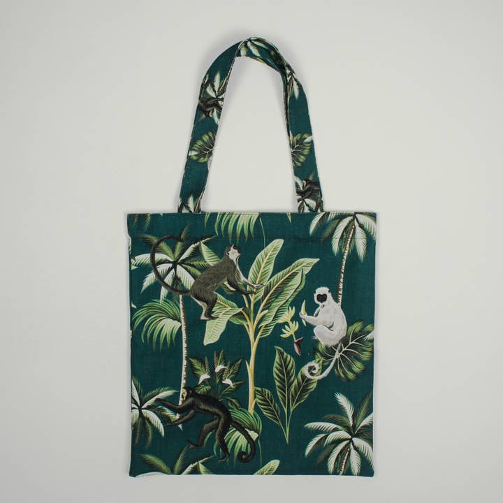 Tropical Monkey Tote Bag