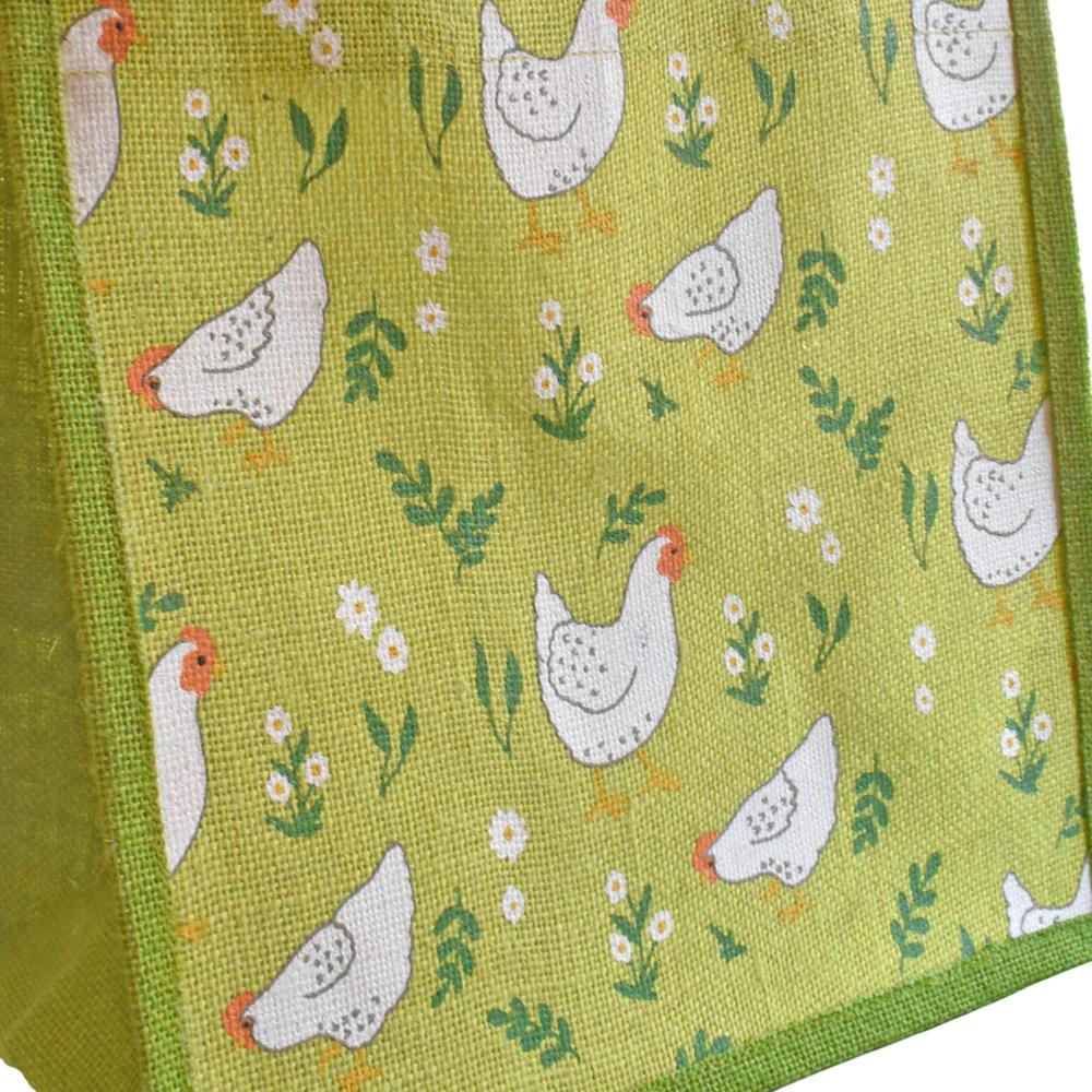 Hens Jute Shopper Bag from Shared Earth