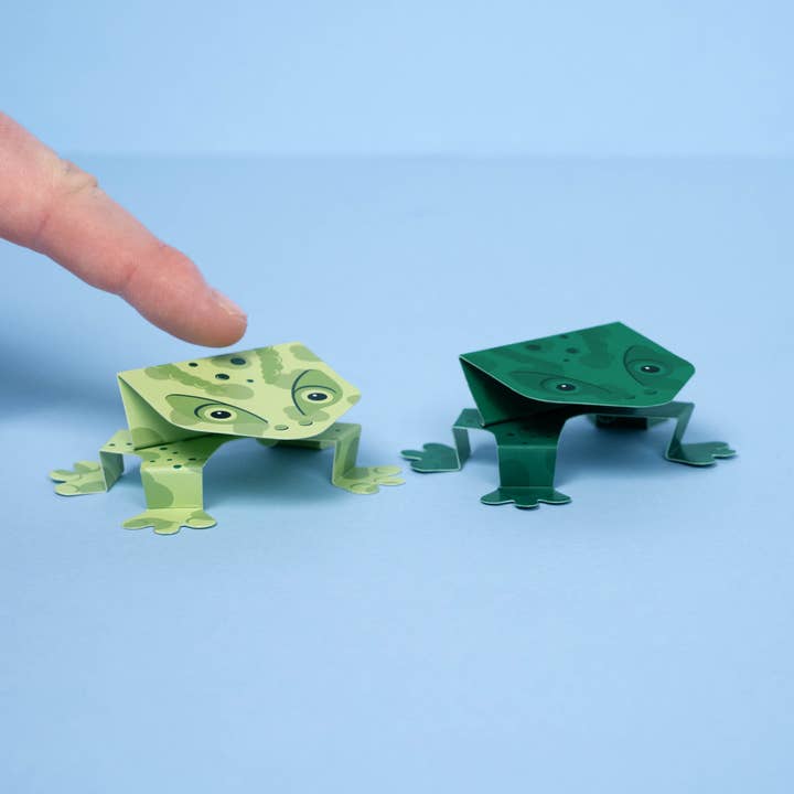 Make and Play Jumping Frogs from Clockwork Soldier