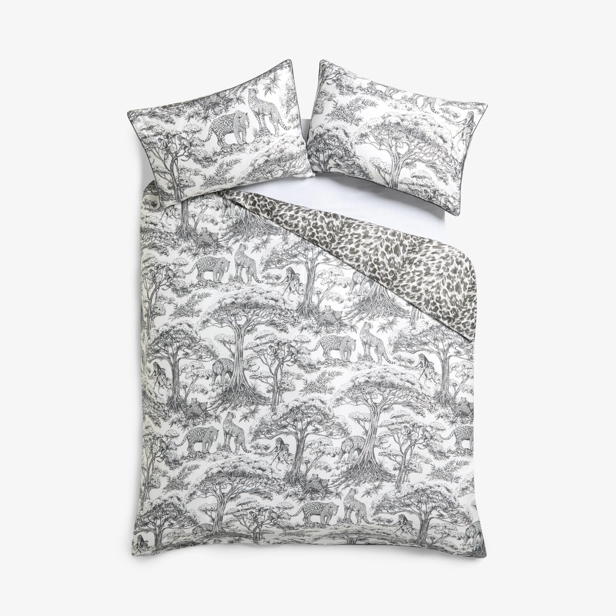 Kisumu 100% Cotton Reversible Duvet Cover Set