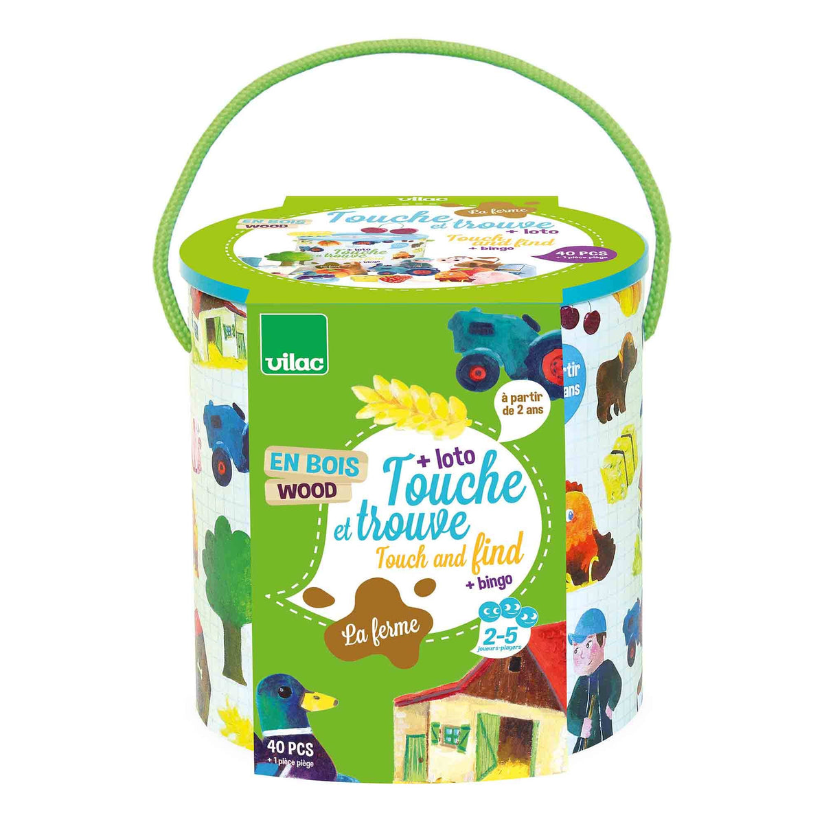 Vilac Farm Touch and Find Sensory Game