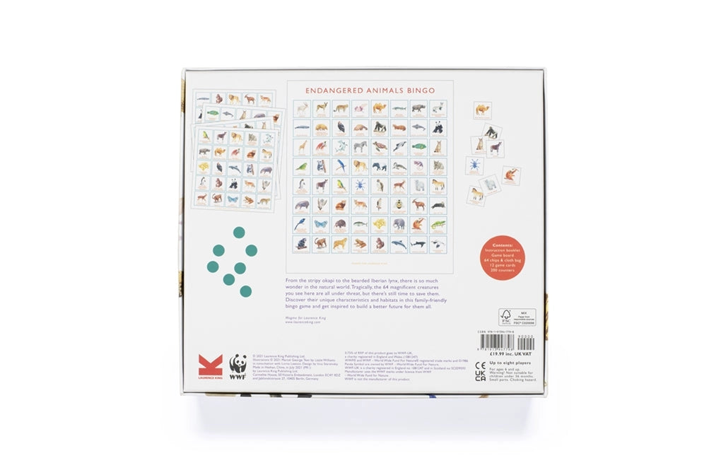 Endangered Animals Bingo from Laurence King Publishing