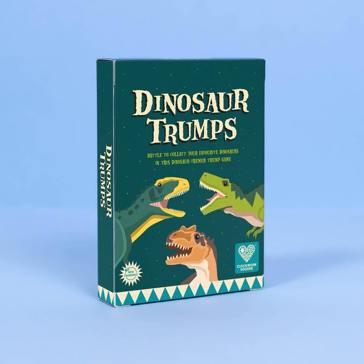 Dinosaur Trumps Card Game from Clockwork Soldier