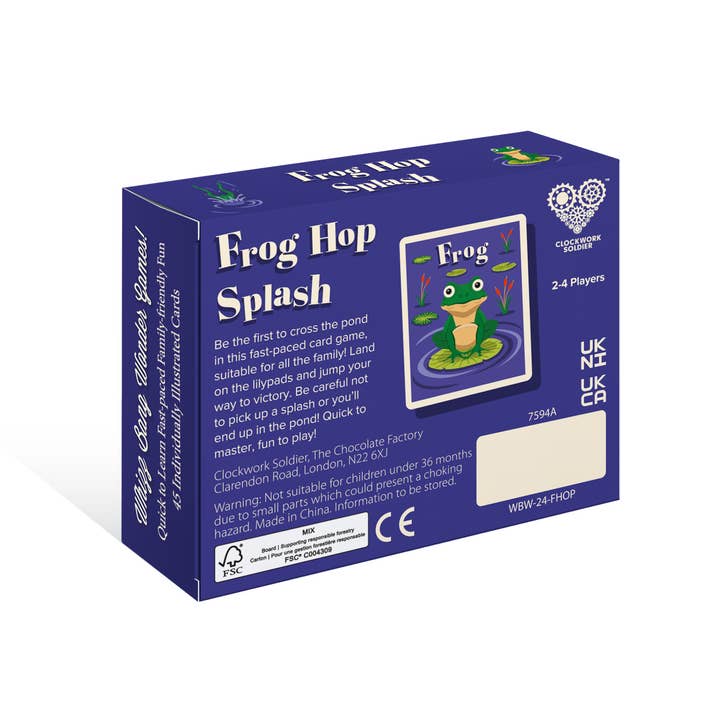 Frog Hop Splash Card Game