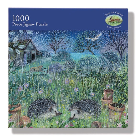 Hedgehogs 1000 Piece Jigsaw Puzzle by Lucy Grossmith