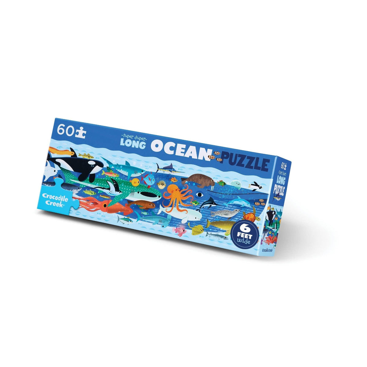 Crocodile Creek Oceans 60 Piece Long Jigsaw Puzzle