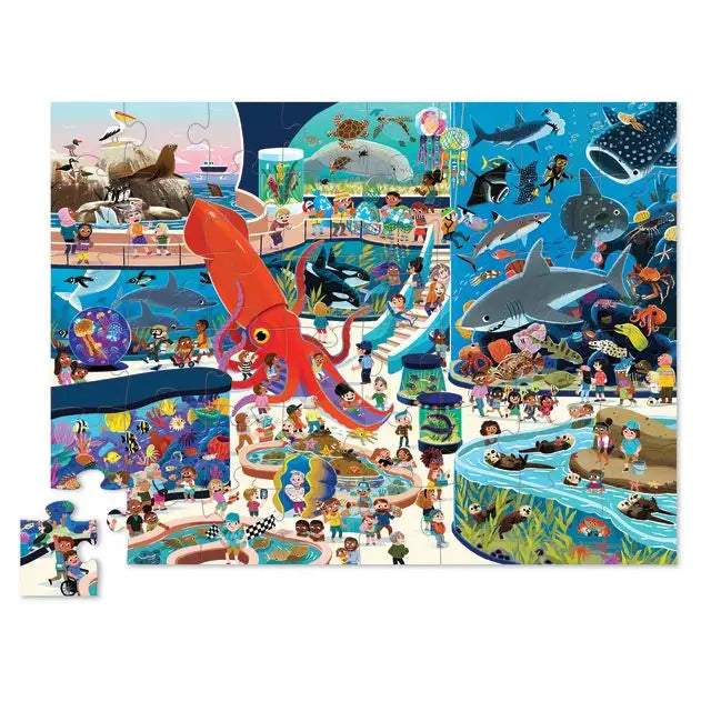 Crocodile Creek Aquarium 48 Piece Floor Jigsaw Puzzle