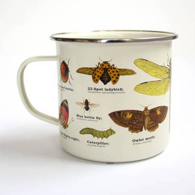 Insects Enamel Mug from Gift Republic