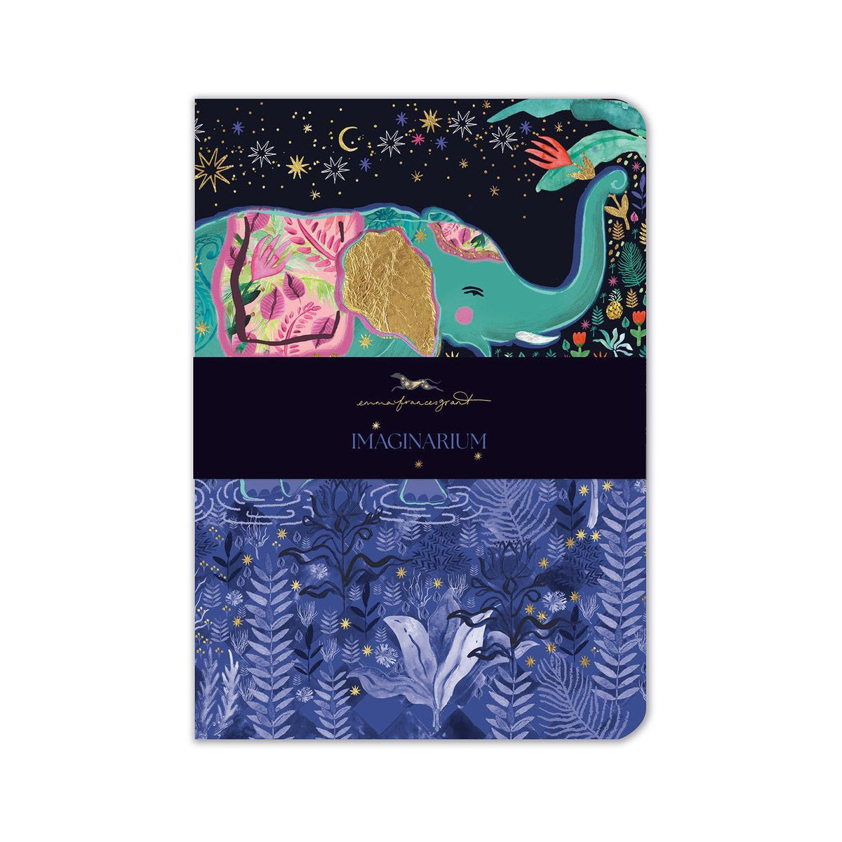 Wildlife Wanderlust A5 Lined Notebook by Emma Frances Grant