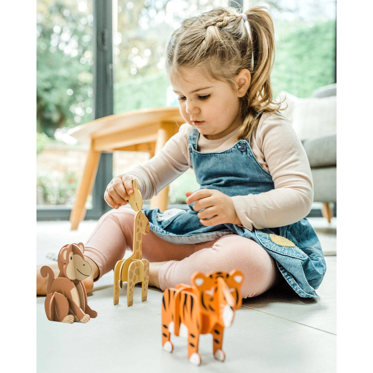 18-Piece Jungle Animal 3D Model Set from Orange Tree Toys