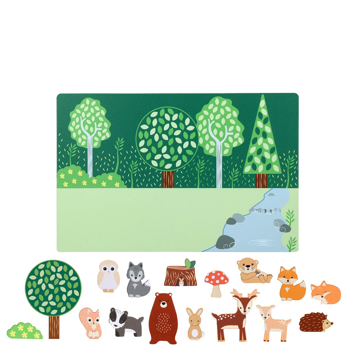 Woodland Animal Magnetic Picture Board from Orange Tree Toys