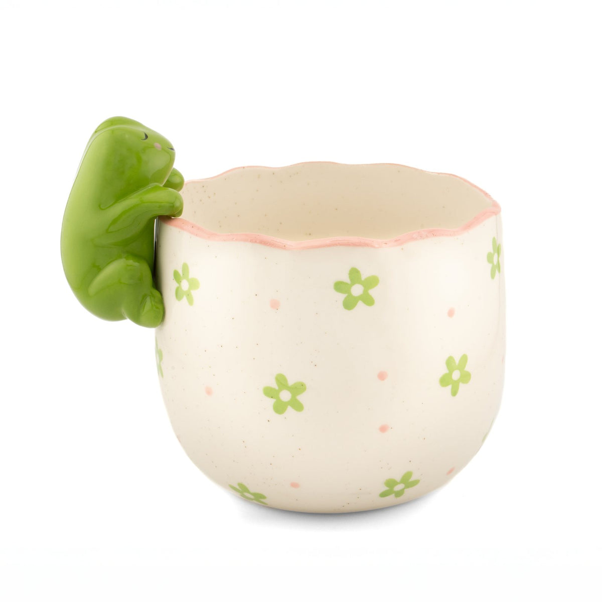 Peeking Frog Porcelain Planter from Sass & Belle