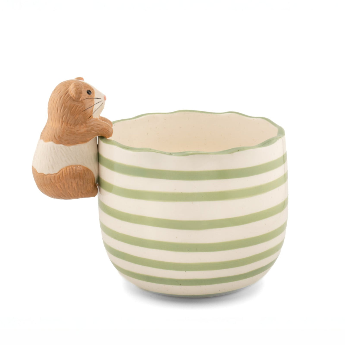 Peeking Guinea Pig Porcelain Planter from Sass & Belle