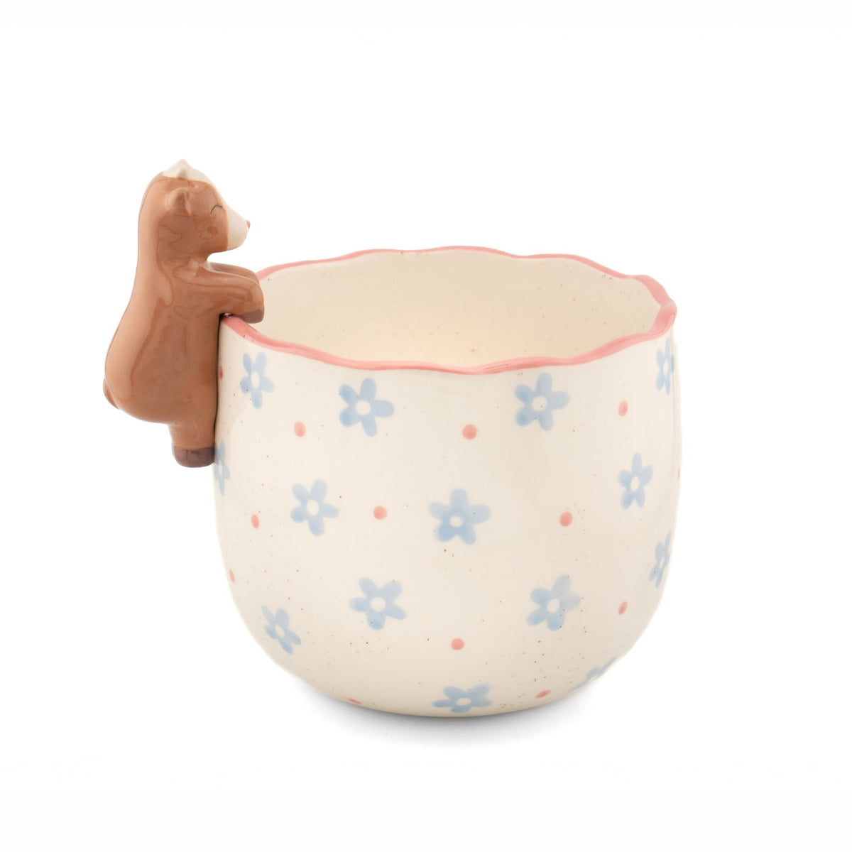 Peeking Goat Porcelain Planter from Sass & Belle
