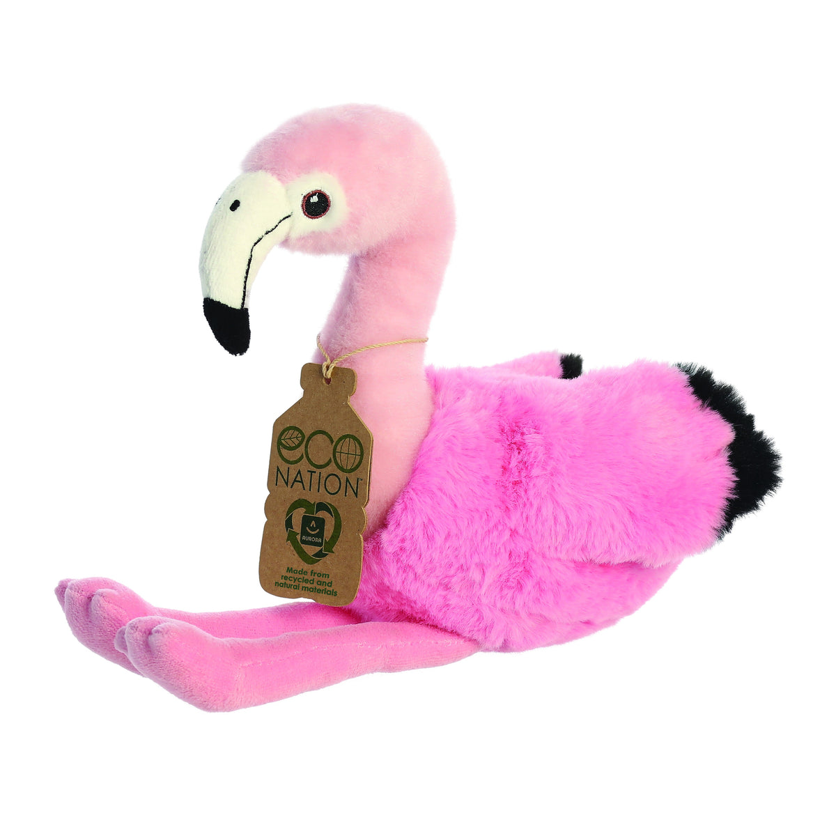 Flamingo Soft Toy 24cm from Eco Nation