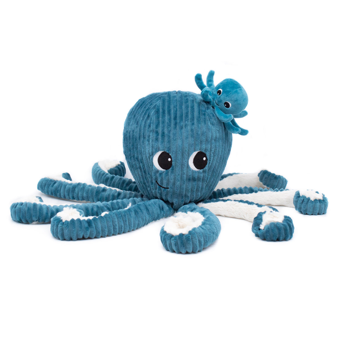 Les Ptipotos Filou Octopus and Baby Soft Toy 45cm