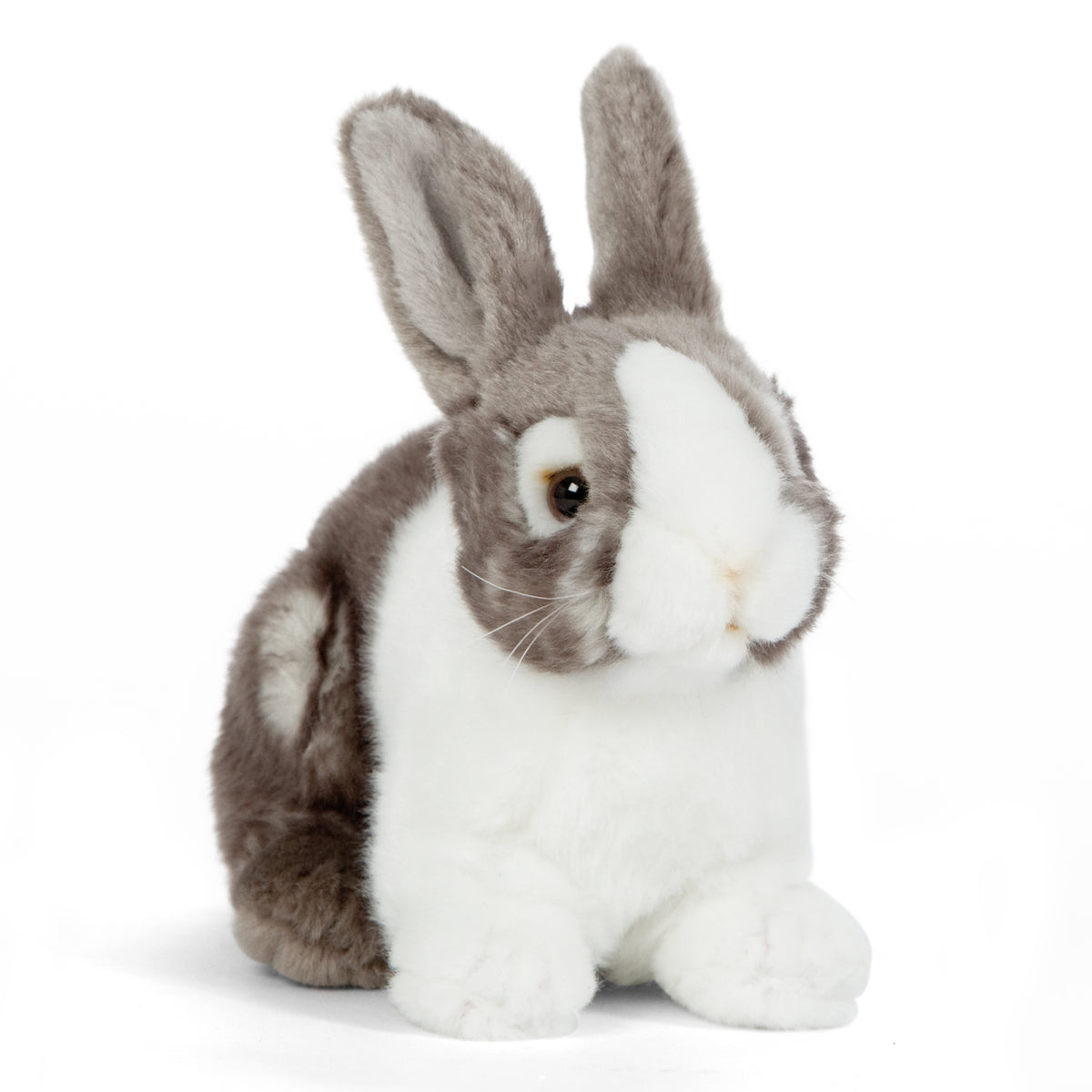 Grey Pet Rabbit Soft Toy 19cm from Living Nature