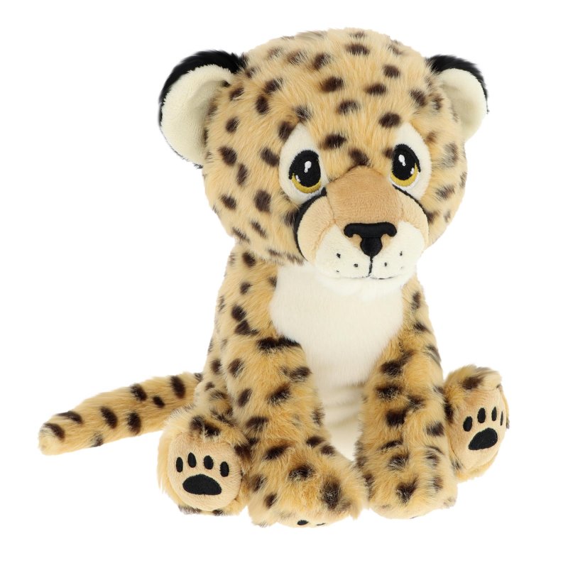Sitting Cheetah Soft Toy 23cm from Keeleco