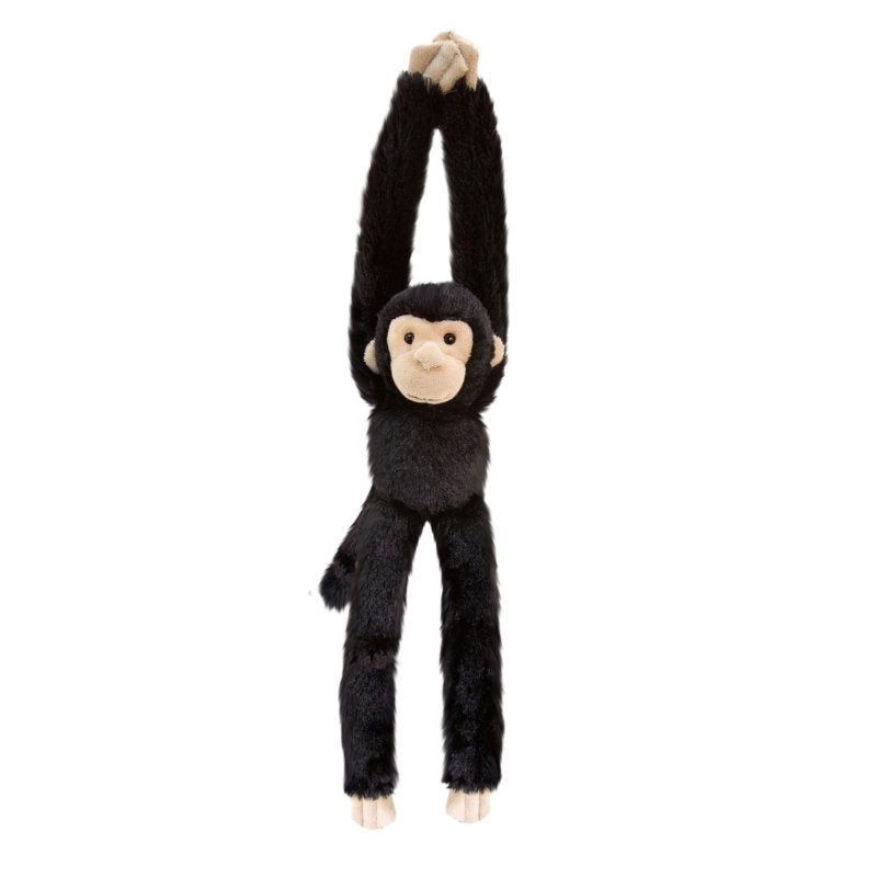 Black Chattering Monkey Soft Toy with Sound 47cm from Keel Toys