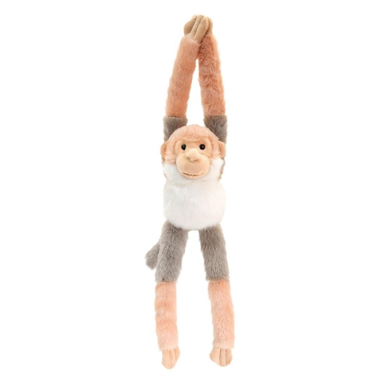 Grey Chattering Monkey Soft Toy with Sound 47cm from Keel Toys