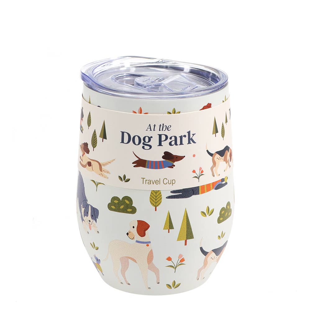 Dog Park Stainless Steel Travel Cup 350ml from Rex London