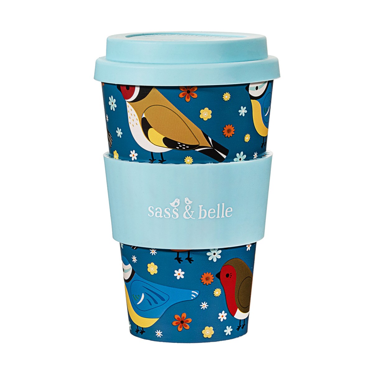 Birds 400ml Travel Coffee Cup from Sass & Belle