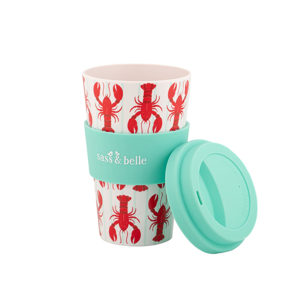 Lobster Travel Coffee Cup from Sass & Belle