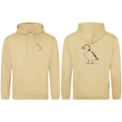Proud Puffin Adult Hoodie - Wild Lines Desert Sand colour variant image