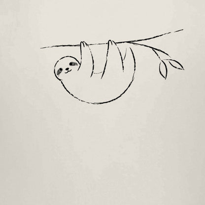 Hanging Sloth Adult Hoodie - Wild Lines gallery image 2