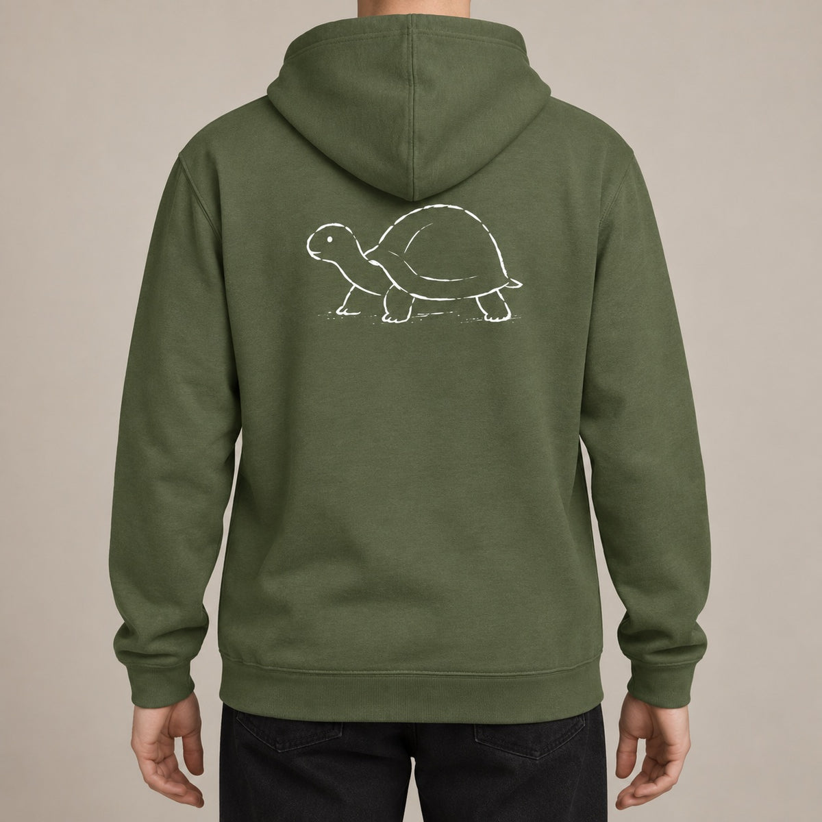 Steady Tortoise Adult Hoodie - Wild Lines lead image