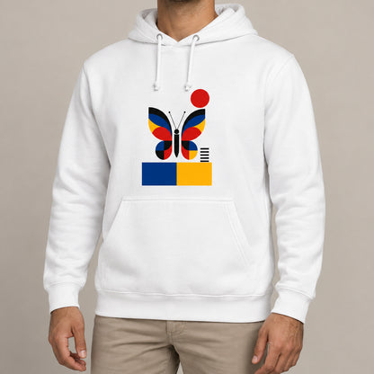 Butterfly in Balance Adult Hoodie - Modern Menagerie lead image