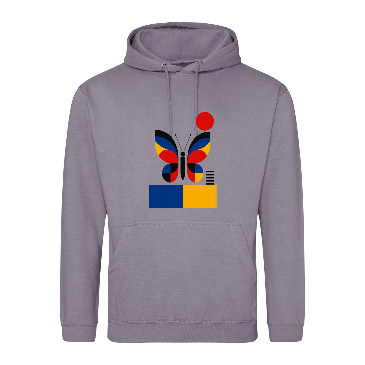 Butterfly in Balance Adult Hoodie - Modern Menagerie Dusty Lilac colour variant image