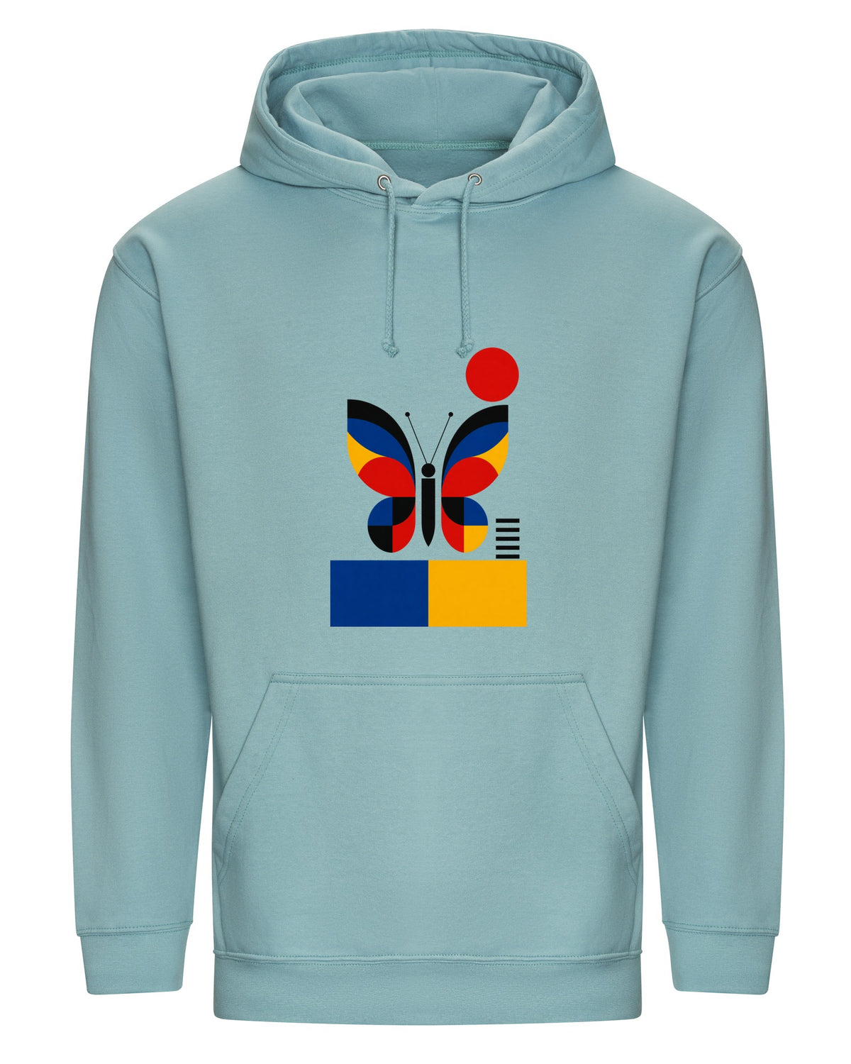 Butterfly in Balance Adult Hoodie - Modern Menagerie Seafoam colour variant image