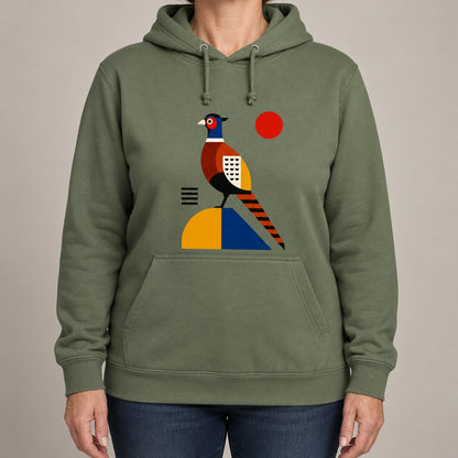 Pheasant in Form Adult Hoodie - Modern Menagerie lead image