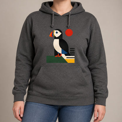 Puffin Perch Adult Hoodie - Modern Menagerie lead image