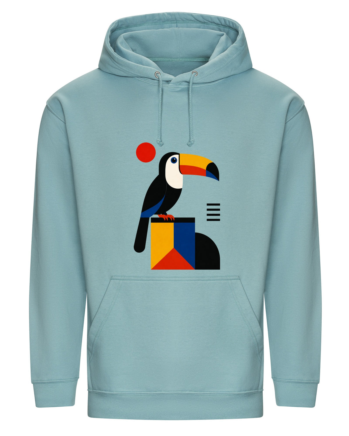 Toucan Tower Adult Hoodie - Modern Menagerie Seafoam colour variant image