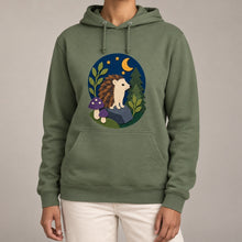 Hedgehog Under the Stars Adult Hoodie - Felt & Fauna lead image