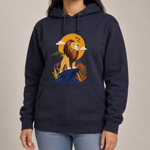 Lion on the Lookout Adult Hoodie - Felt & Fauna lead image