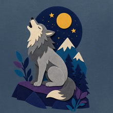 Wolf Beneath the Moon Adult Hoodie - Felt & Fauna gallery image 2