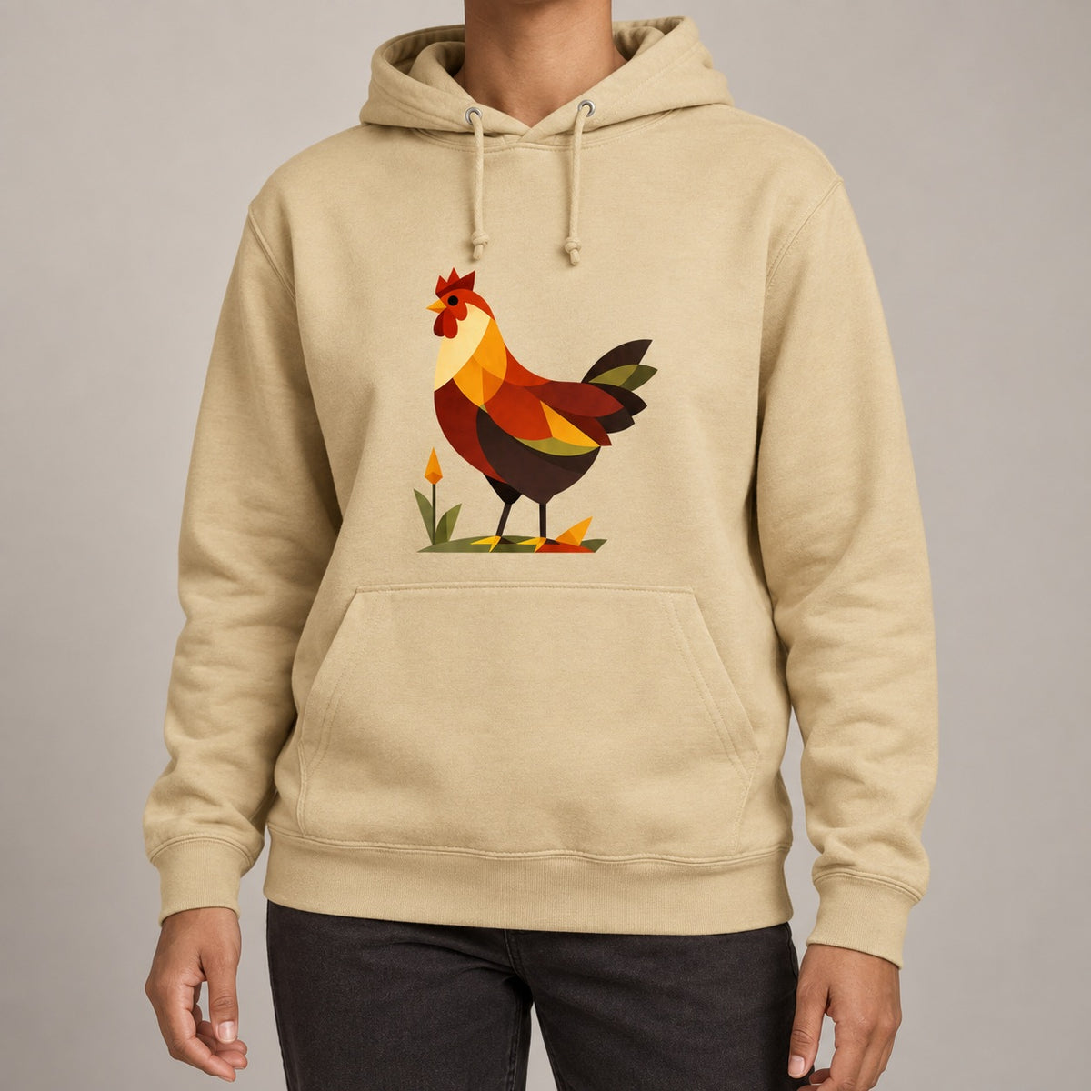 Cockerel at Dawn Adult Hoodie - Prism Kingdom lead image