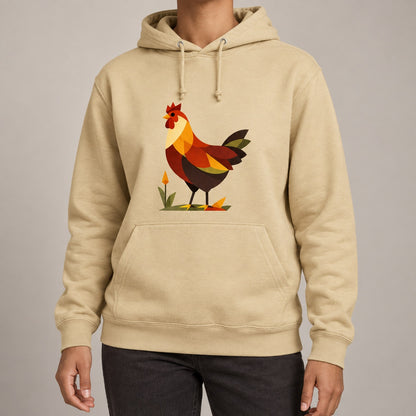 Cockerel at Dawn Adult Hoodie - Prism Kingdom lead image
