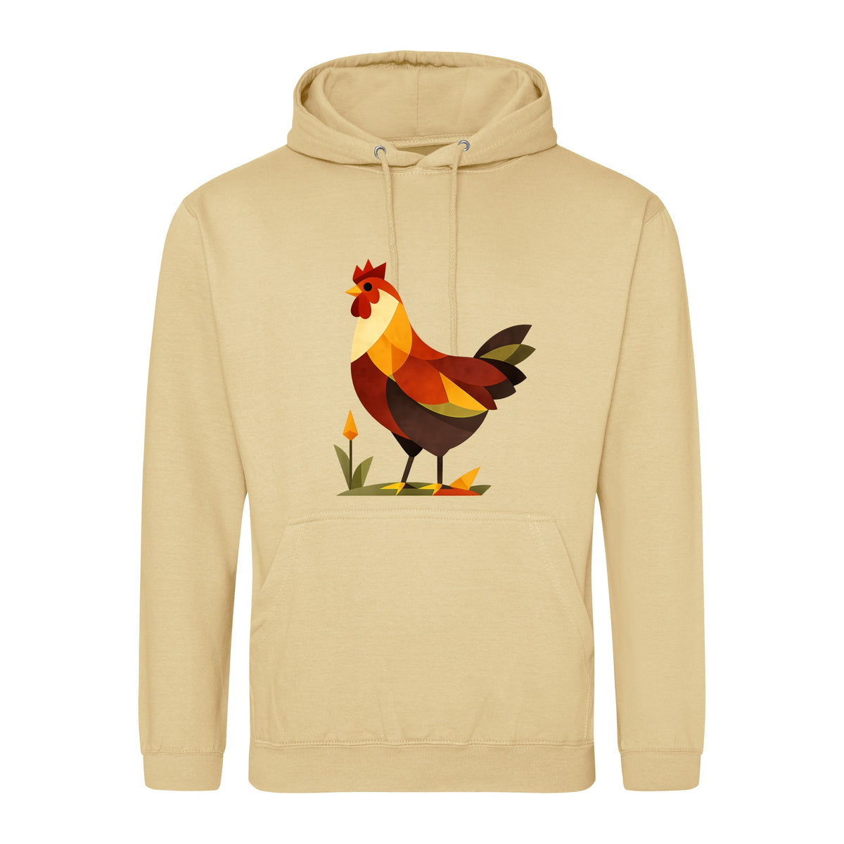 Cockerel at Dawn Adult Hoodie - Prism Kingdom Desert Sand colour variant image