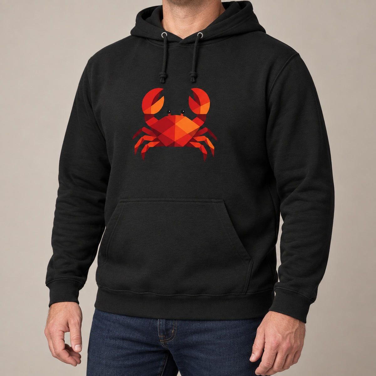 Crab in Crimson Adult Hoodie - Prism Kingdom lead image