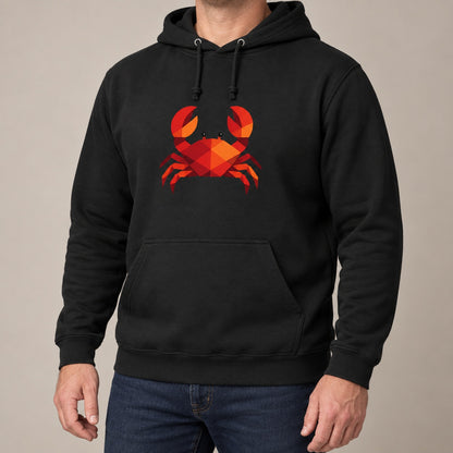 Crab in Crimson Adult Hoodie - Prism Kingdom lead image